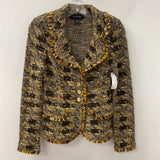 ST JOHN WOMEN'S BLAZER/JACKET green orange black white S