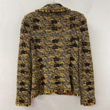 ST JOHN WOMEN'S BLAZER/JACKET green orange black white S