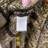 ST JOHN WOMEN'S BLAZER/JACKET green orange black white S