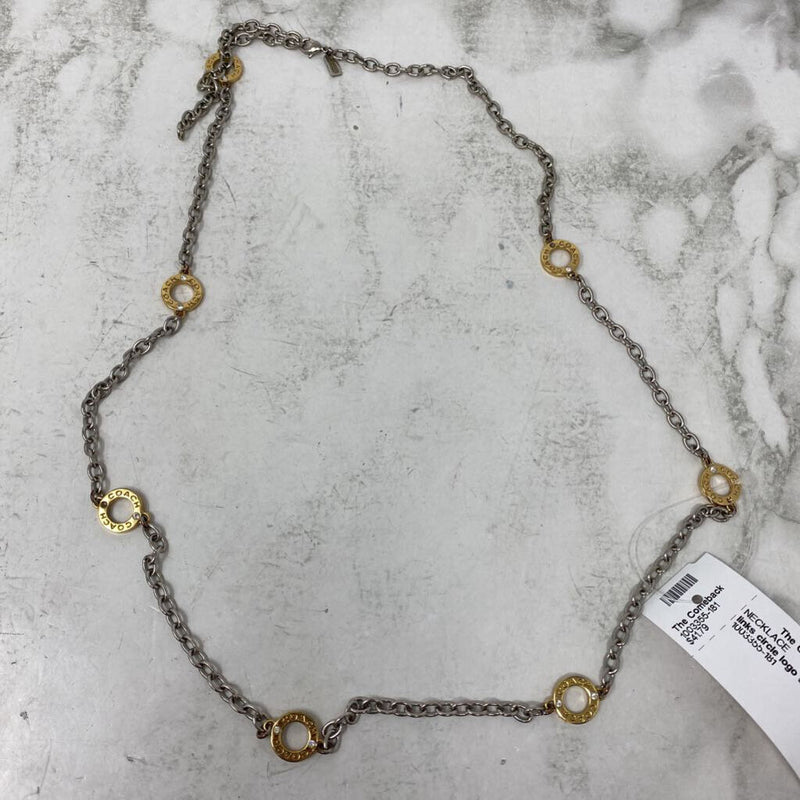 COACH WOMEN'S NECKLACE silver gold
