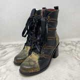L'ARTISTE WOMEN'S BOOTS black green beige 37