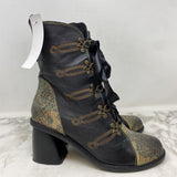 L'ARTISTE WOMEN'S BOOTS black green beige 37