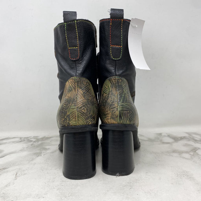 L'ARTISTE WOMEN'S BOOTS black green beige 37