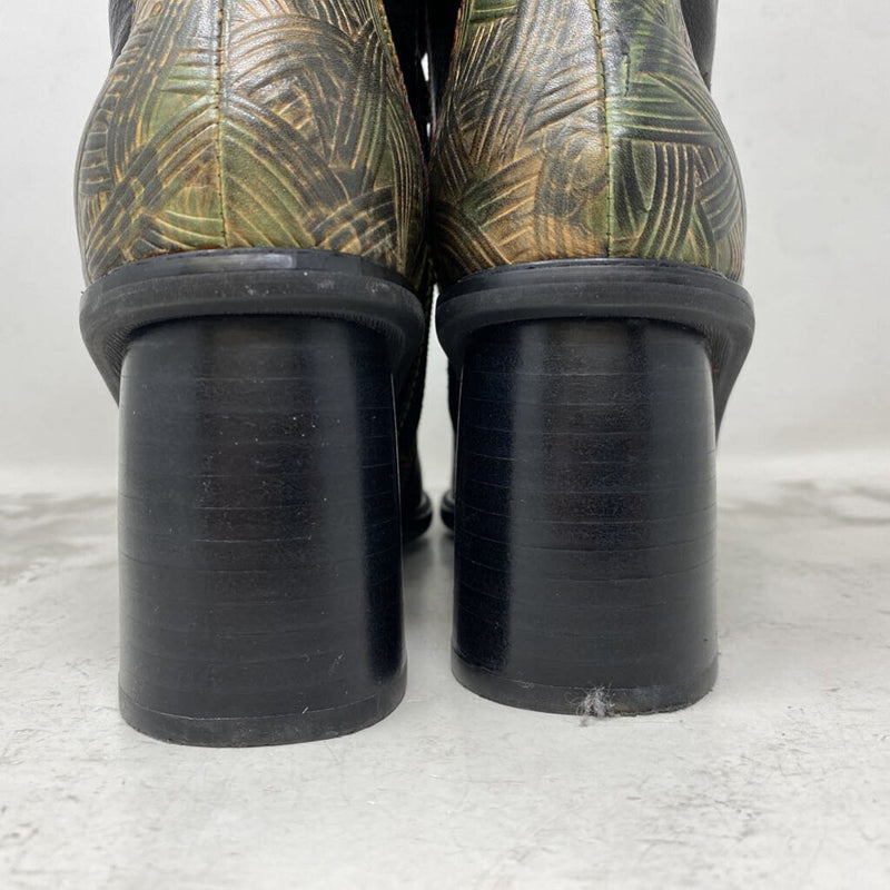 L'ARTISTE WOMEN'S BOOTS black green beige 37