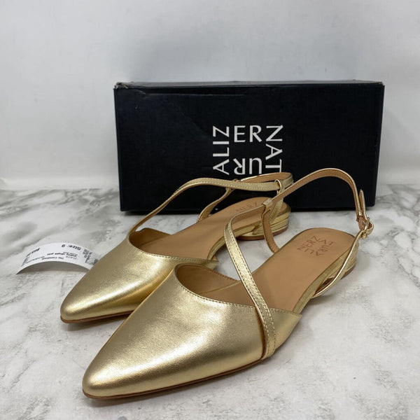 NATURALIZER WOMEN'S FLATS gold 9