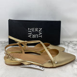 NATURALIZER WOMEN'S FLATS gold 9