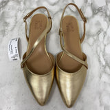 NATURALIZER WOMEN'S FLATS gold 9