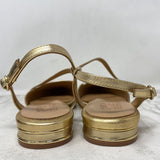 NATURALIZER WOMEN'S FLATS gold 9