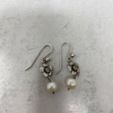 PANDORA WOMEN'S EARRINGS silver white