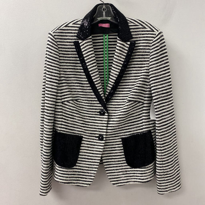 BASLER WOMEN'S BLAZER/JACKET black white L