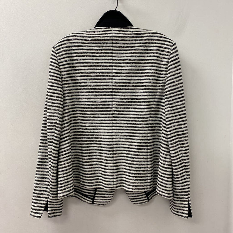 BASLER WOMEN'S BLAZER/JACKET black white L