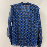 Misa WOMEN'S BLOUSE/SHIRT blue navy M