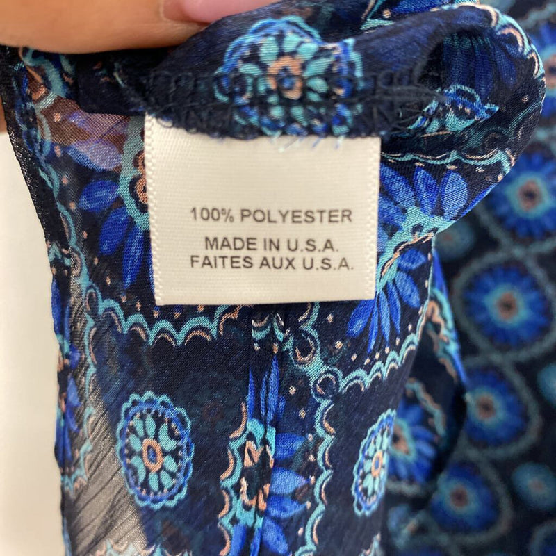 Misa WOMEN'S BLOUSE/SHIRT blue navy M