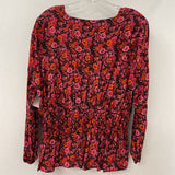 DEREK LAM 10 CROSBY WOMEN'S BLOUSE/SHIRT pink black orange 14