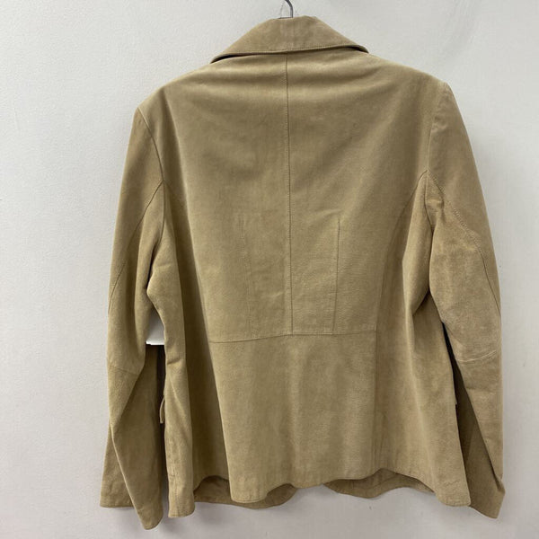 DENVER HAYES WOMEN'S PLUS OUTERWEAR beige 2XL