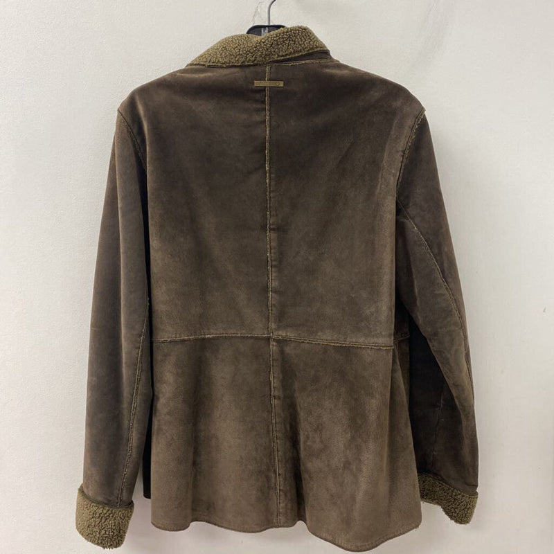 GUESS WOMEN'S COAT brown L