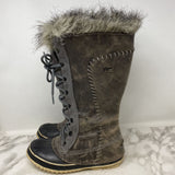 SOREL WOMEN'S BOOTS WINTER grey taupe 7