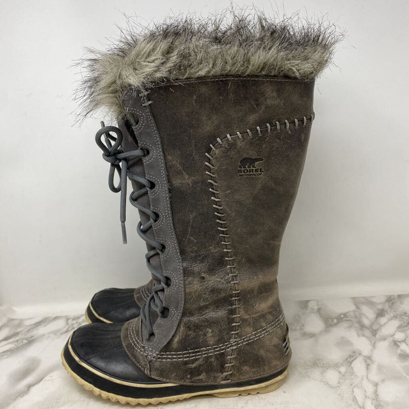 SOREL WOMEN'S BOOTS WINTER grey taupe 7