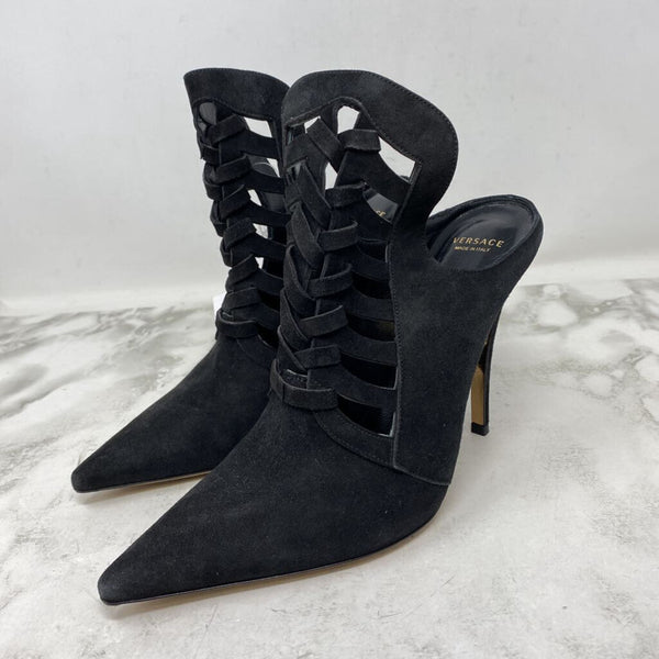 VERSACE WOMEN'S HEELS black 38.5