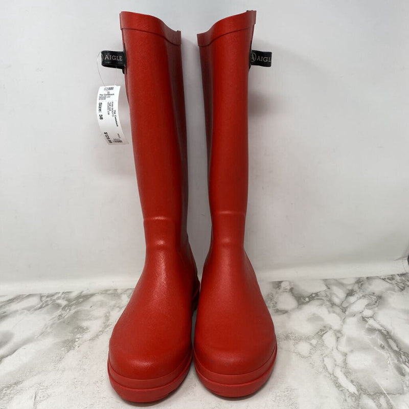 AIGLE WOMEN'S RAIN BOOTS red 38