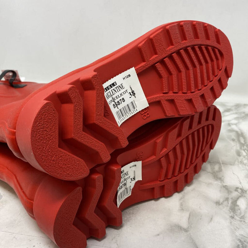 AIGLE WOMEN'S RAIN BOOTS red 38