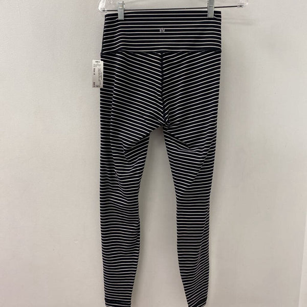 LULULEMON WOMEN'S ACTIVE BOTTOM black white 8