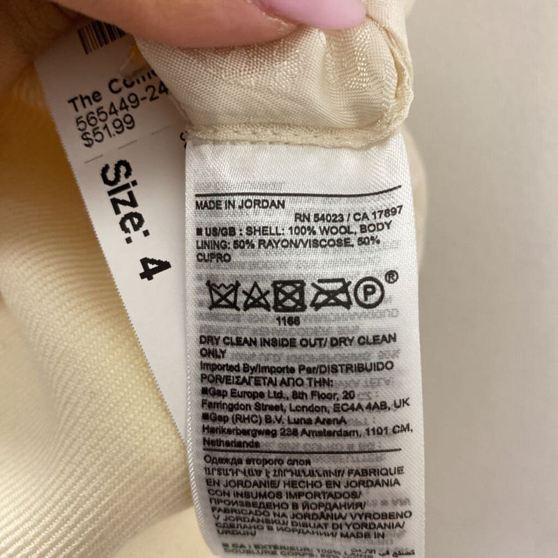 Banana Republic WOMEN'S BLAZER/JACKET cream 4