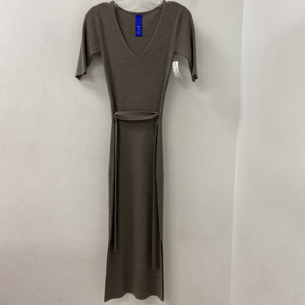 KIT & ACE WOMEN'S DRESS brown XS