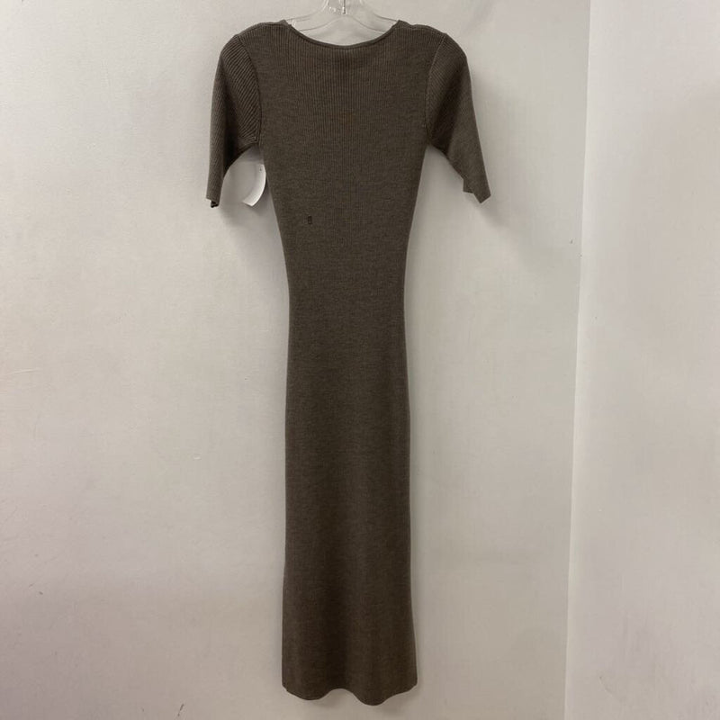 KIT & ACE WOMEN'S DRESS brown XS