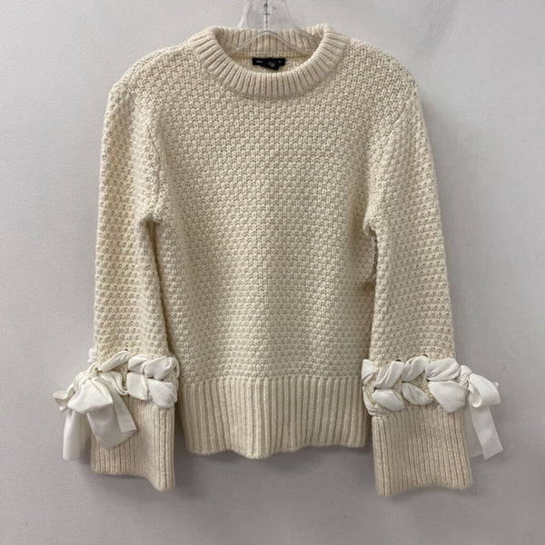 Club Monaco WOMEN'S SWEATER cream XS