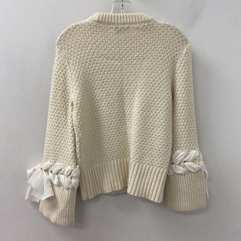 Club Monaco WOMEN'S SWEATER cream XS