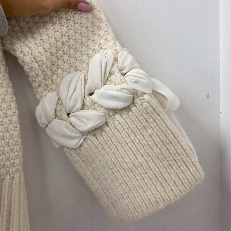 Club Monaco WOMEN'S SWEATER cream XS