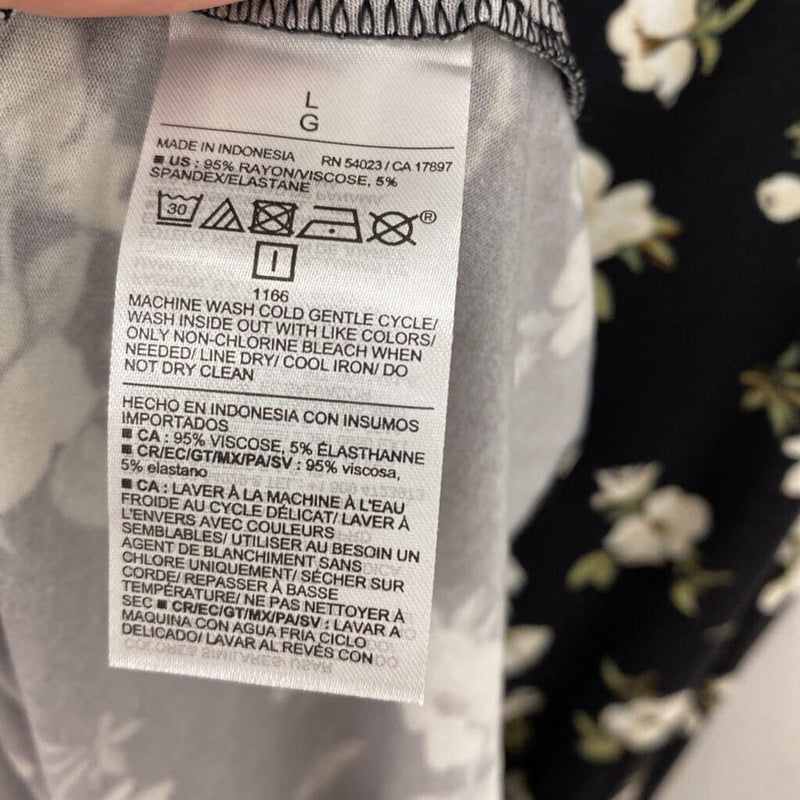 OLD NAVY WOMEN'S DRESS black white L