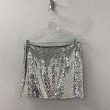 MANGO/MNG WOMEN'S SKIRT silver S