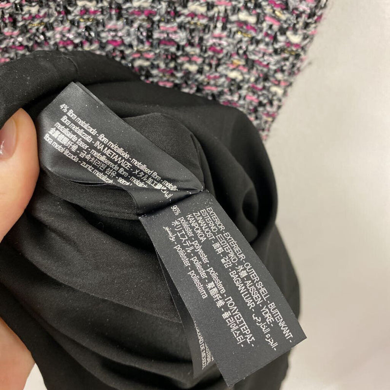 ZARA WOMEN'S DRESS black pink white S