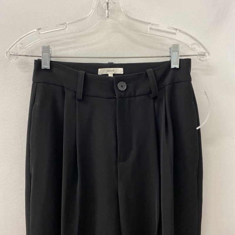 VINCE WOMEN'S PANTS black 0