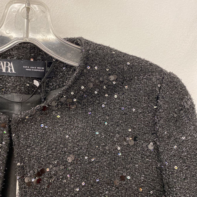 ZARA WOMEN'S BLAZER/JACKET black S