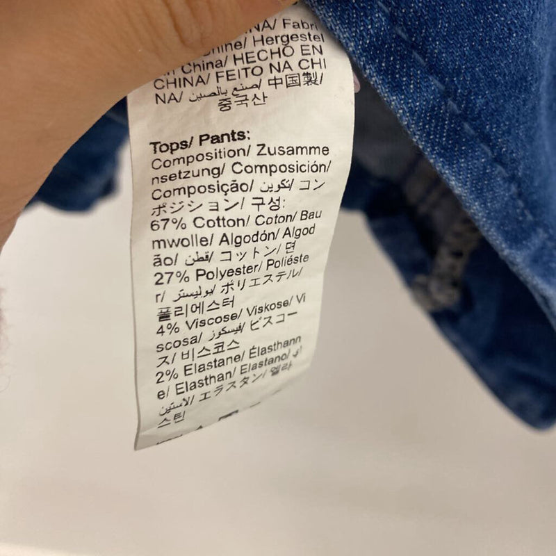 SHEIN WOMEN'S TOP blue gold 4