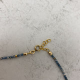 WOMEN'S NECKLACE blue gold