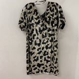 AIDAN mattox WOMEN'S DRESS black white cream 8