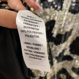 AIDAN mattox WOMEN'S DRESS black white cream 8