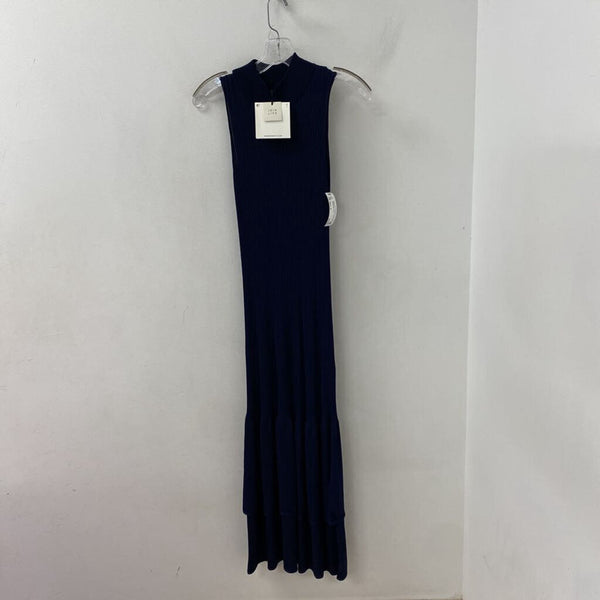 Massimo Dutti WOMEN'S DRESS navy S