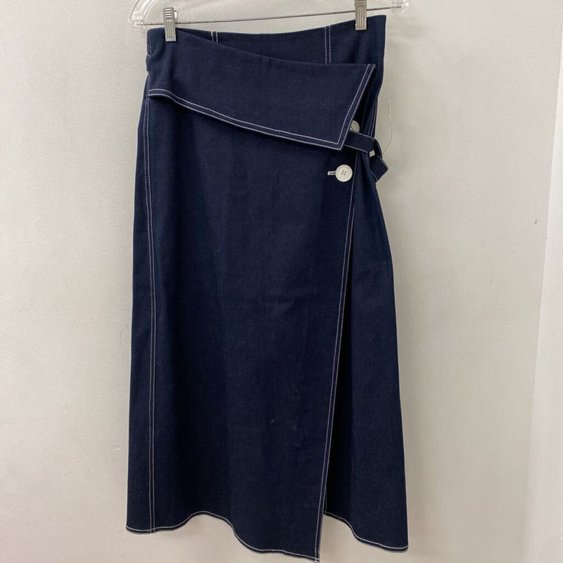 ROBERT RODRIGUEZ WOMEN'S SKIRT blue white 6