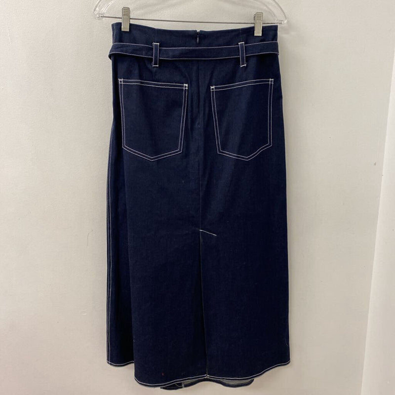 ROBERT RODRIGUEZ WOMEN'S SKIRT blue white 6