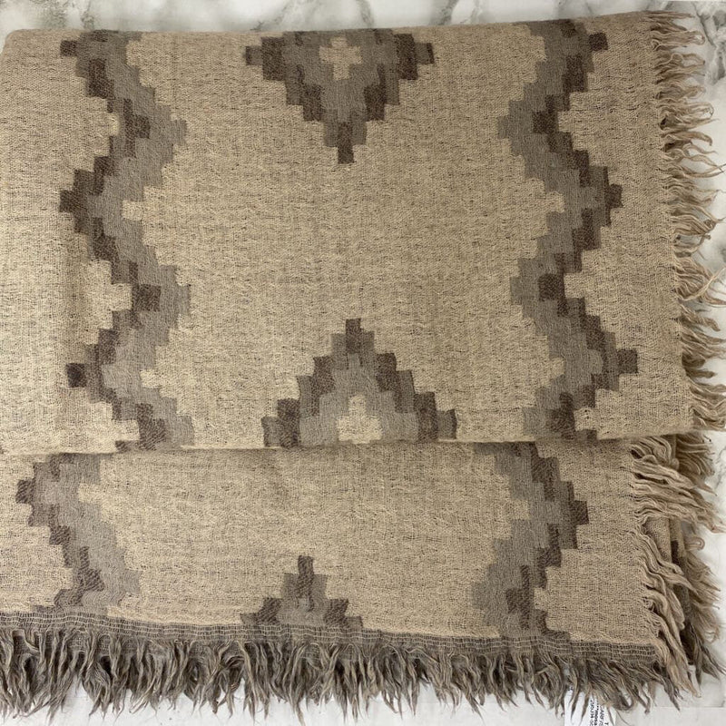 WILFRED WOMEN'S SCARF/SHAWL brown taupe