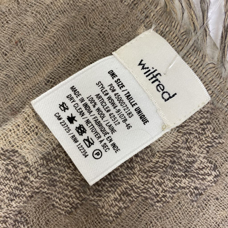 WILFRED WOMEN'S SCARF/SHAWL brown taupe