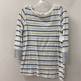 SPLENDID WOMEN'S T-SHIRT white blue M