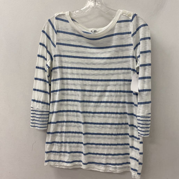 SPLENDID WOMEN'S T-SHIRT white blue M