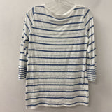 SPLENDID WOMEN'S T-SHIRT white blue M