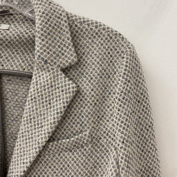 CIRCOLO WOMEN'S BLAZER/JACKET grey blue S/M46